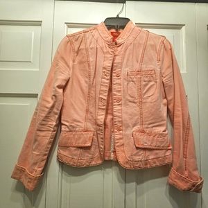 Mossimo Women's Coral Jean Jacket Sz S
